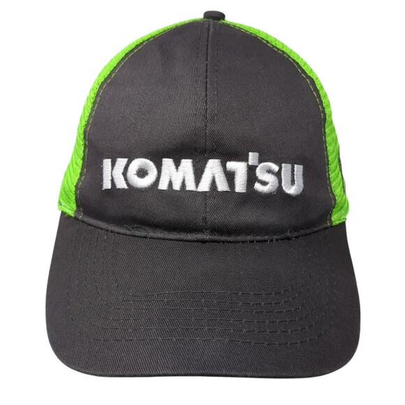Komatsu Strapback Trucker Hat Multi One Size Adjustable Mesh Back Hit Wear - Picture 1 of 9